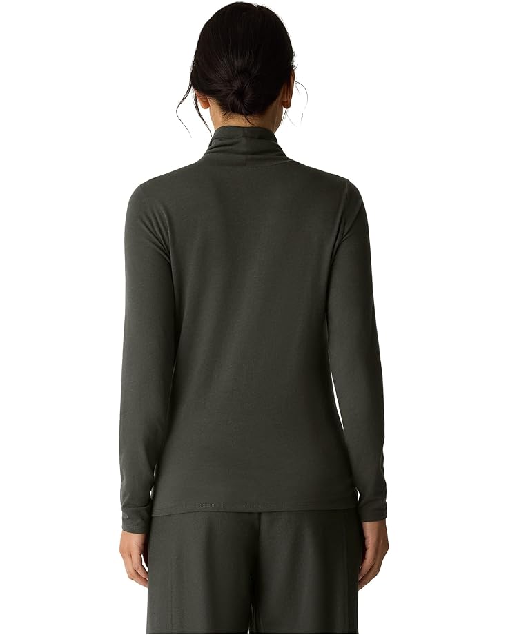 Eileen Fisher Sheer Knit Turtle Neck Top - #2 of 2