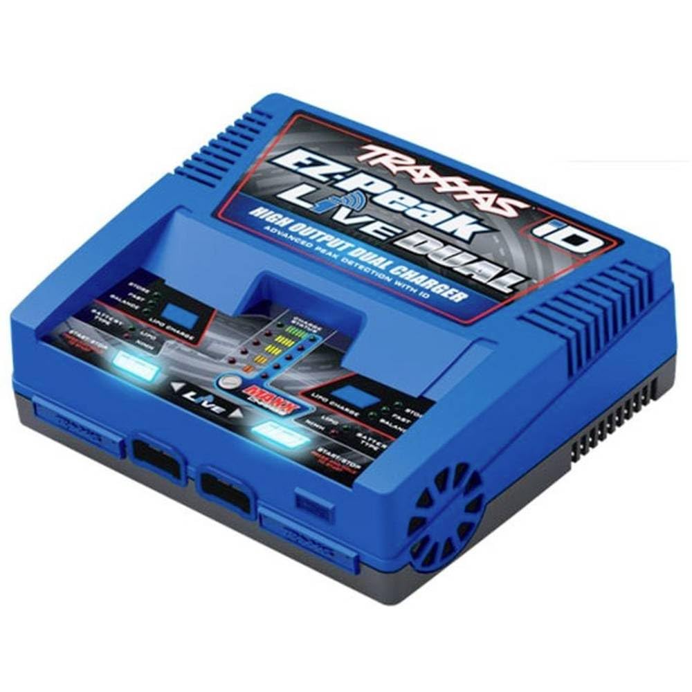 Traxxas EZ-Peak Live Dual Modellbau-Ladegerät 26 A LiPo, NiMH Minus-Delta-U Abschaltung, Akkuerkennung, Temperaturüberw