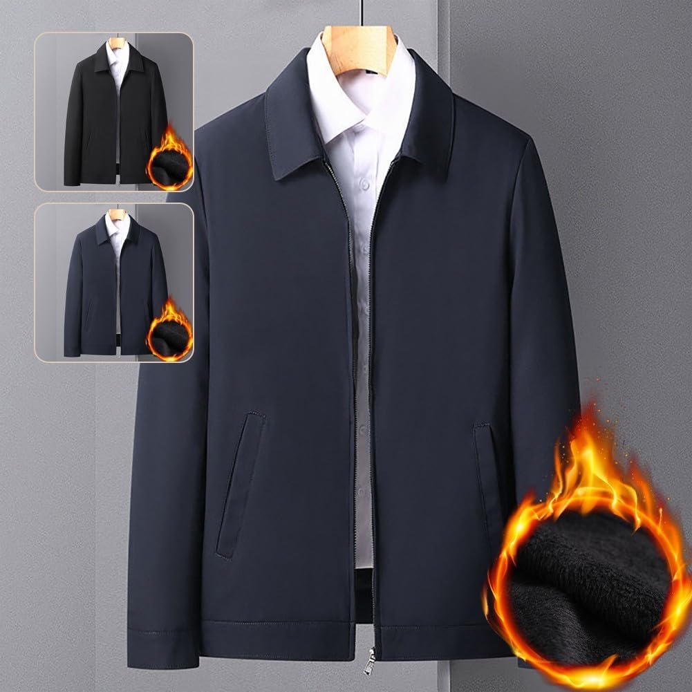 Giacca Casual Uomo per Slim Fit Vinile Giacca Casual Uomo per