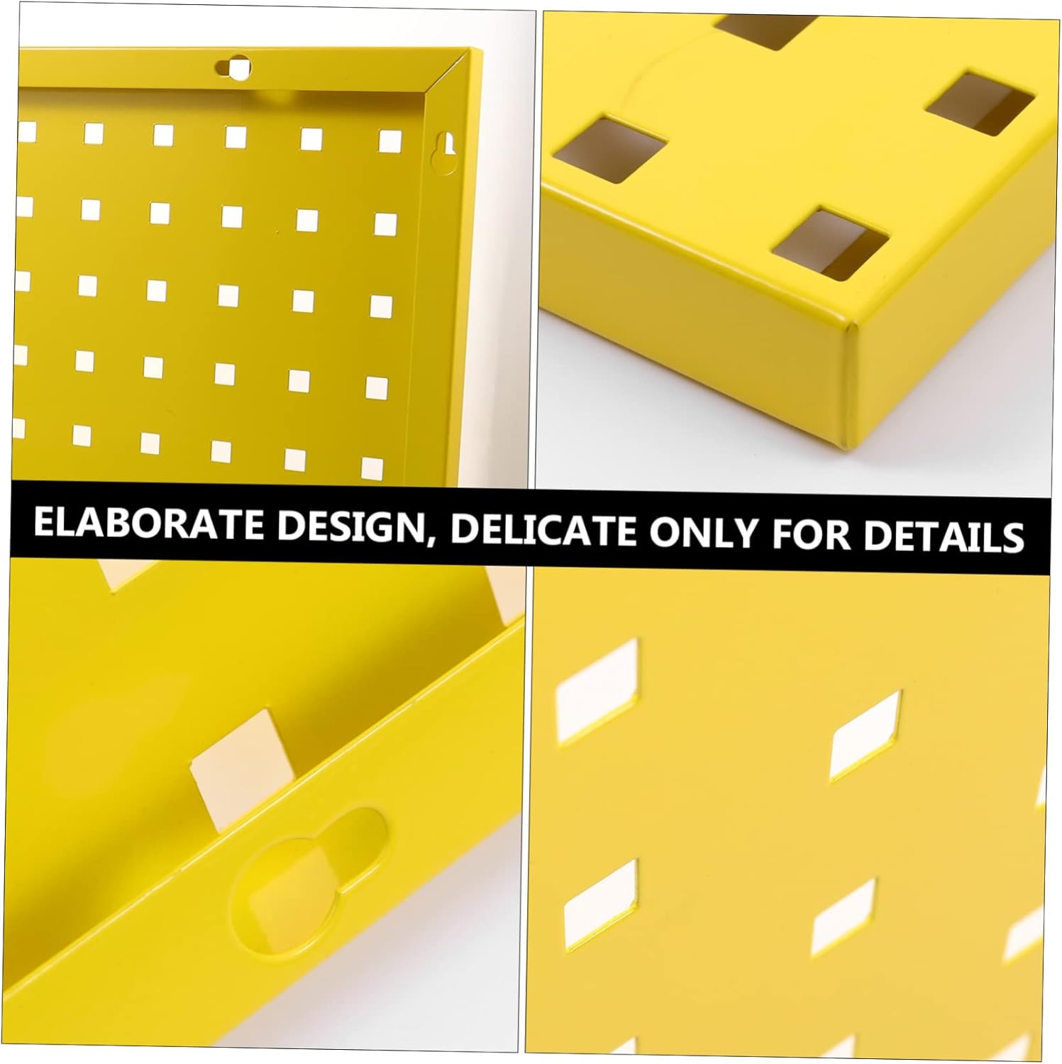 Multi-Functional Pegboard Rack Galvanized Steel Tool Organizer Hooks and Bins Garage Hanging Board for Efficient Tool Storage