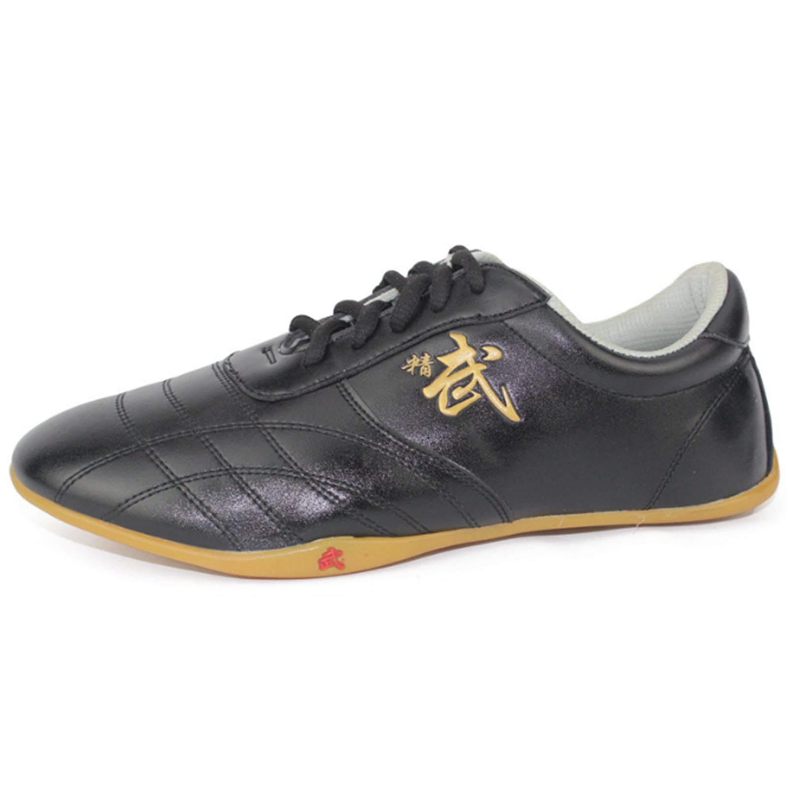 Breathable Tai Chi Kung Fu Training Shoes Boxing Karate Taekwondo Training Shoes KungFu Shoes Taekwondo Shoes Taichi Shoes for Men Women Unisex Non Slip Martial Arts Shoes(Size:44 EU/9.5 US,Color:Blac