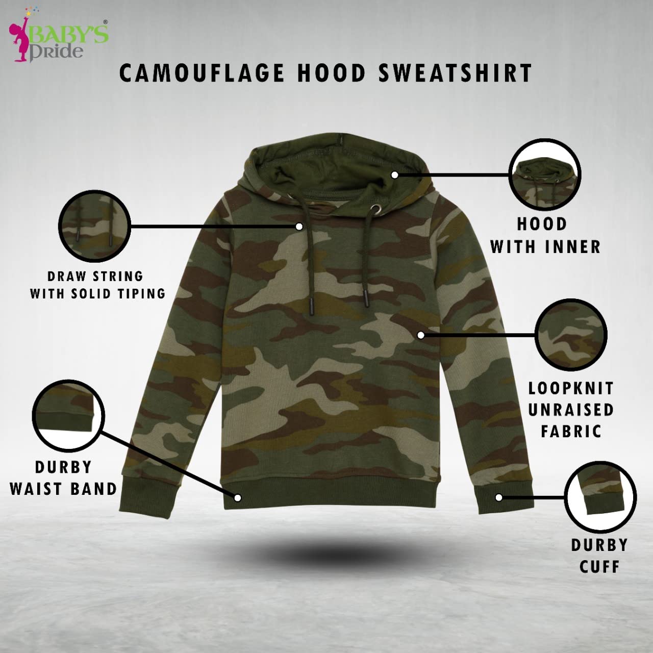 Baby's Pride Unisex Camo Pullover (1-2 Years) 2
