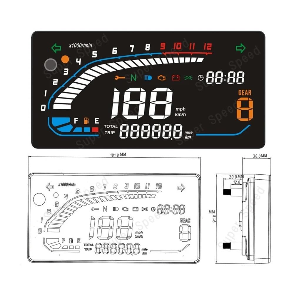 digital odómetro para tablero de instrumentos