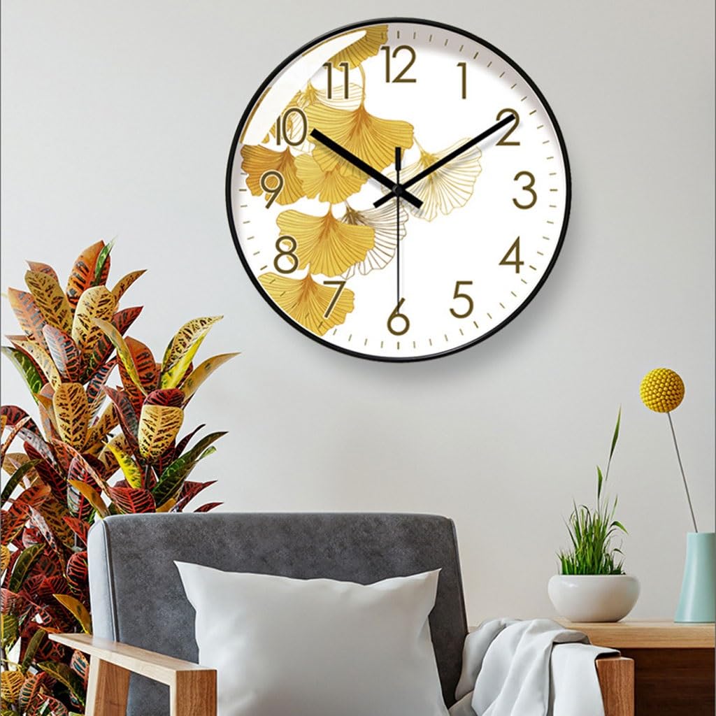 Orologio da parete Orologio da parete al quarzo silenzioso con secondi di movimento Orologio da soggiorno Orologio da parete semplice for la casa Reloj De Pared(B)