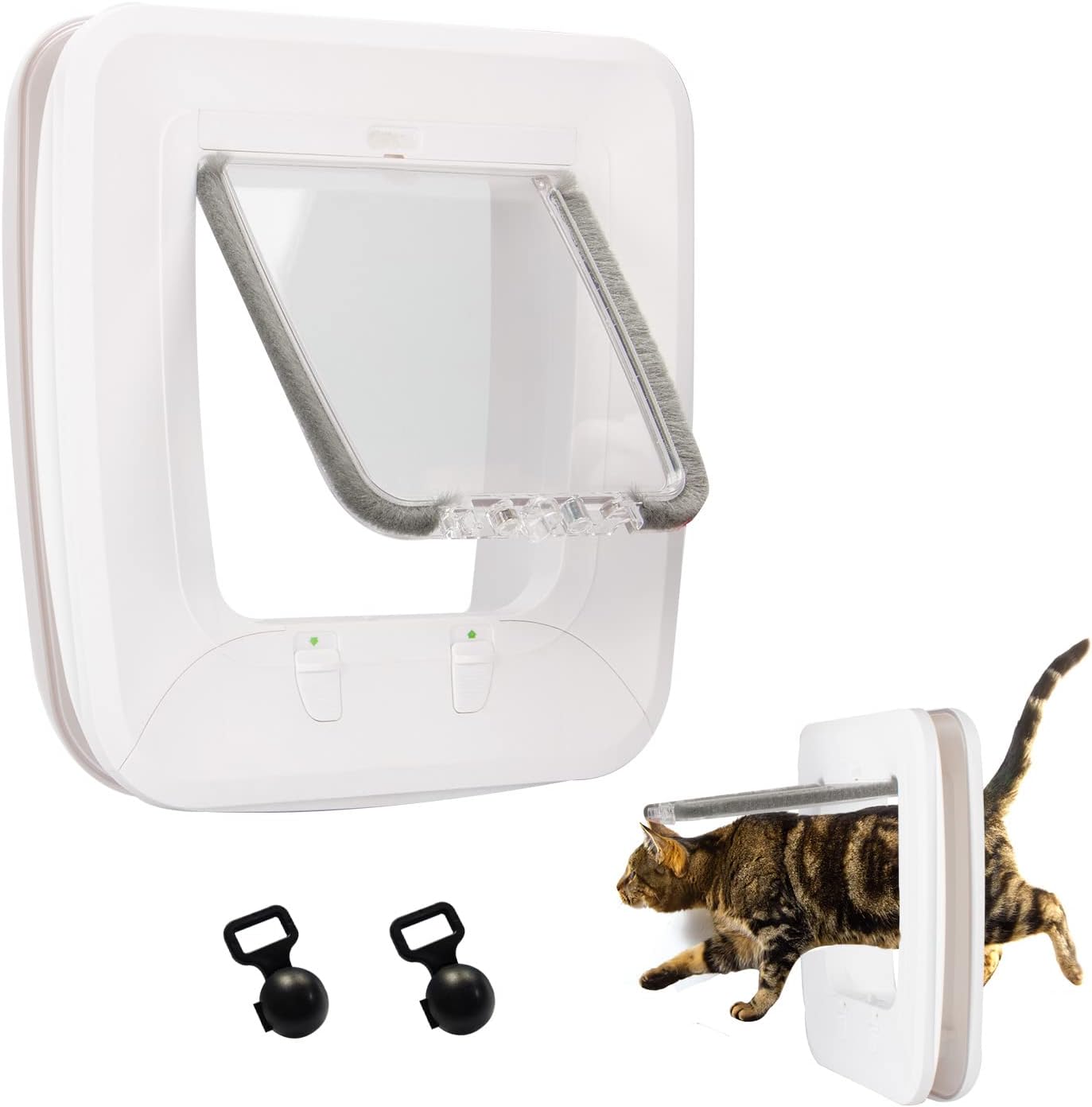 HIDROSIL Key Pet Door for Cat and Dog, Upgraded