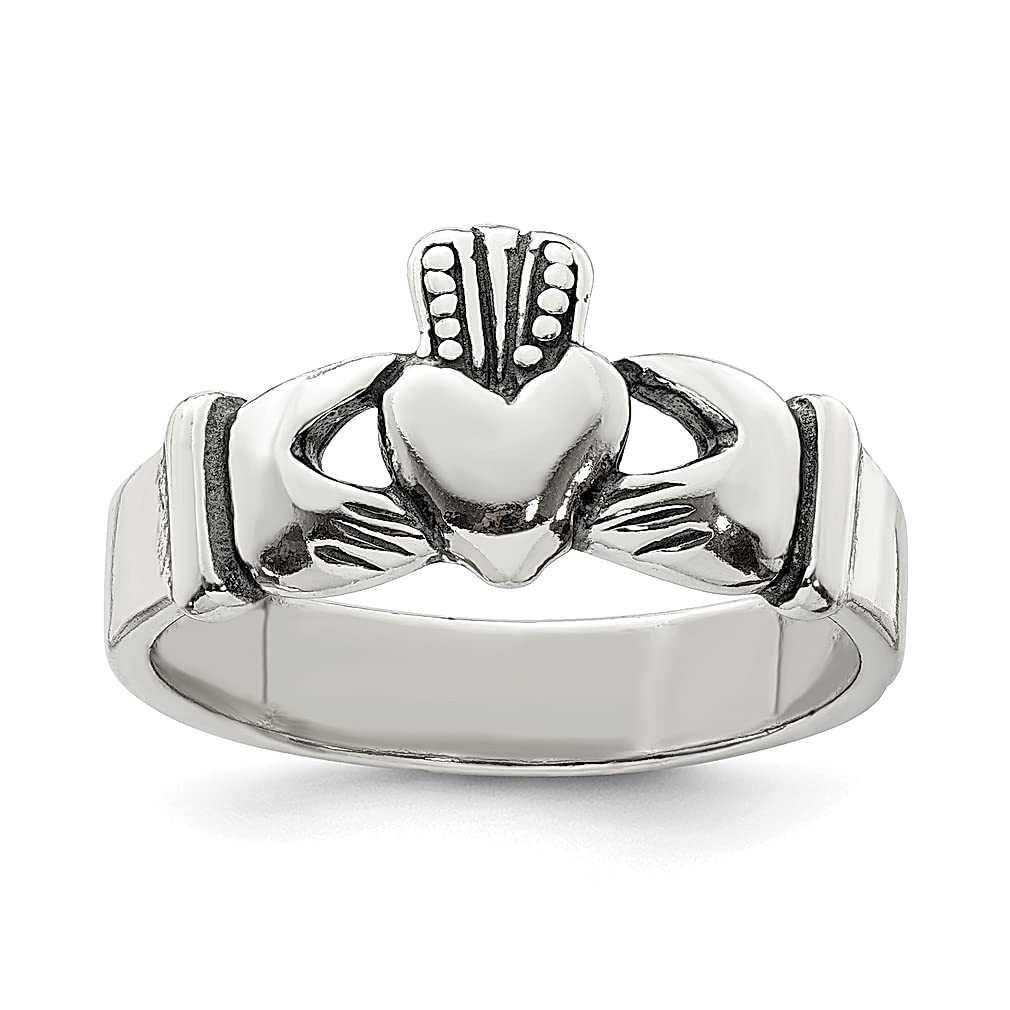 925 Sterling Silver Claddagh Ring Celtic Man Fine Jewellery For Dad Mens Gifts For Him