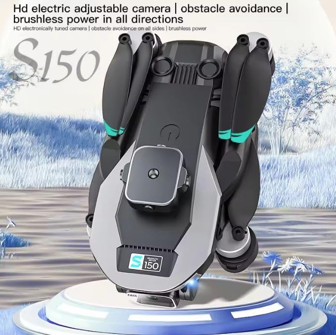 Image of Heattack Olly'S-Drone-with-4K-Camera-WiFi-FPV-1080P-HD-Dual-Foldable-RC-Drone-Altitude-Hold-Headless-Mode-Visual-Positioning-Auto-Return-App-Control-Multicolor-4 (DN13)