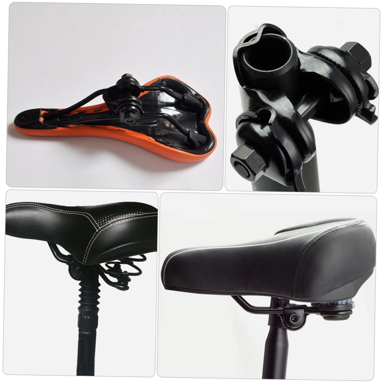 Mipcase Aluminum Alloy Saddle Clamp for Bike Seat Post Heavy Duty Bike Accessory Easy Install Quick Release Design Durable and Sturdy Construction for Mountain Biking and Outdoor Sports