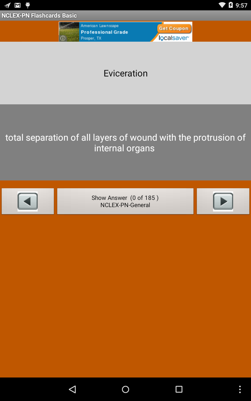 NCLEX-PN Flashcards Basic - App on Amazon Appstore