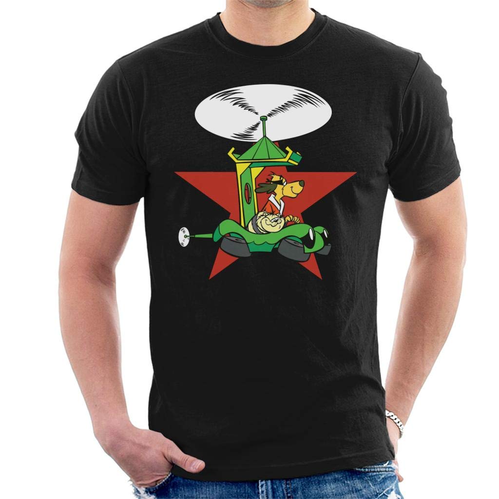 The Phooeymobile Helicopter Hong Kong Phooey and Spot Men's T-Shirt Black