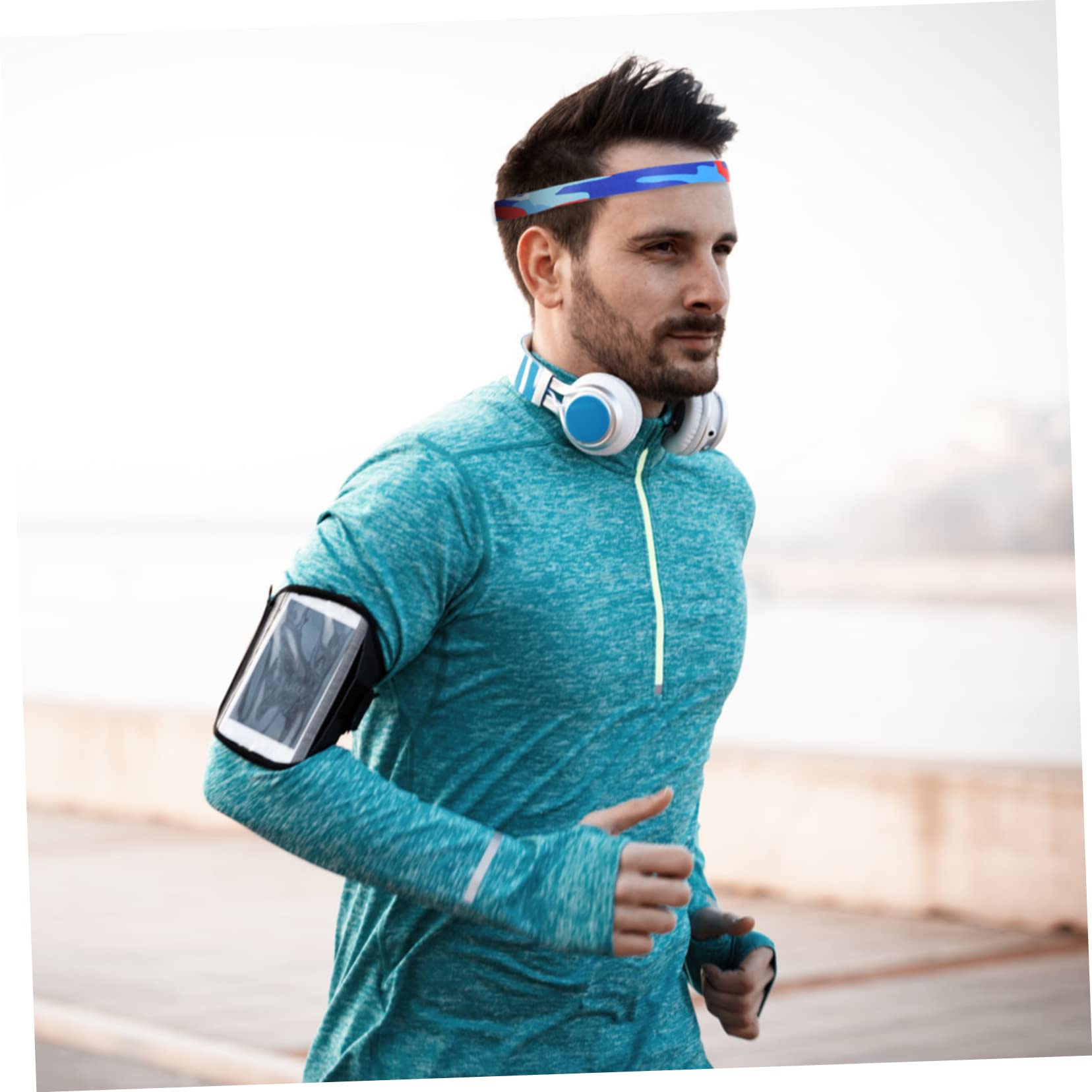 Sosoport Muñequera Deportiva para El Pelo para Banda para El Cabello Diadema De Los Diadema Deportiva Diadema Elástica Pañuelo Fibra Compuesta