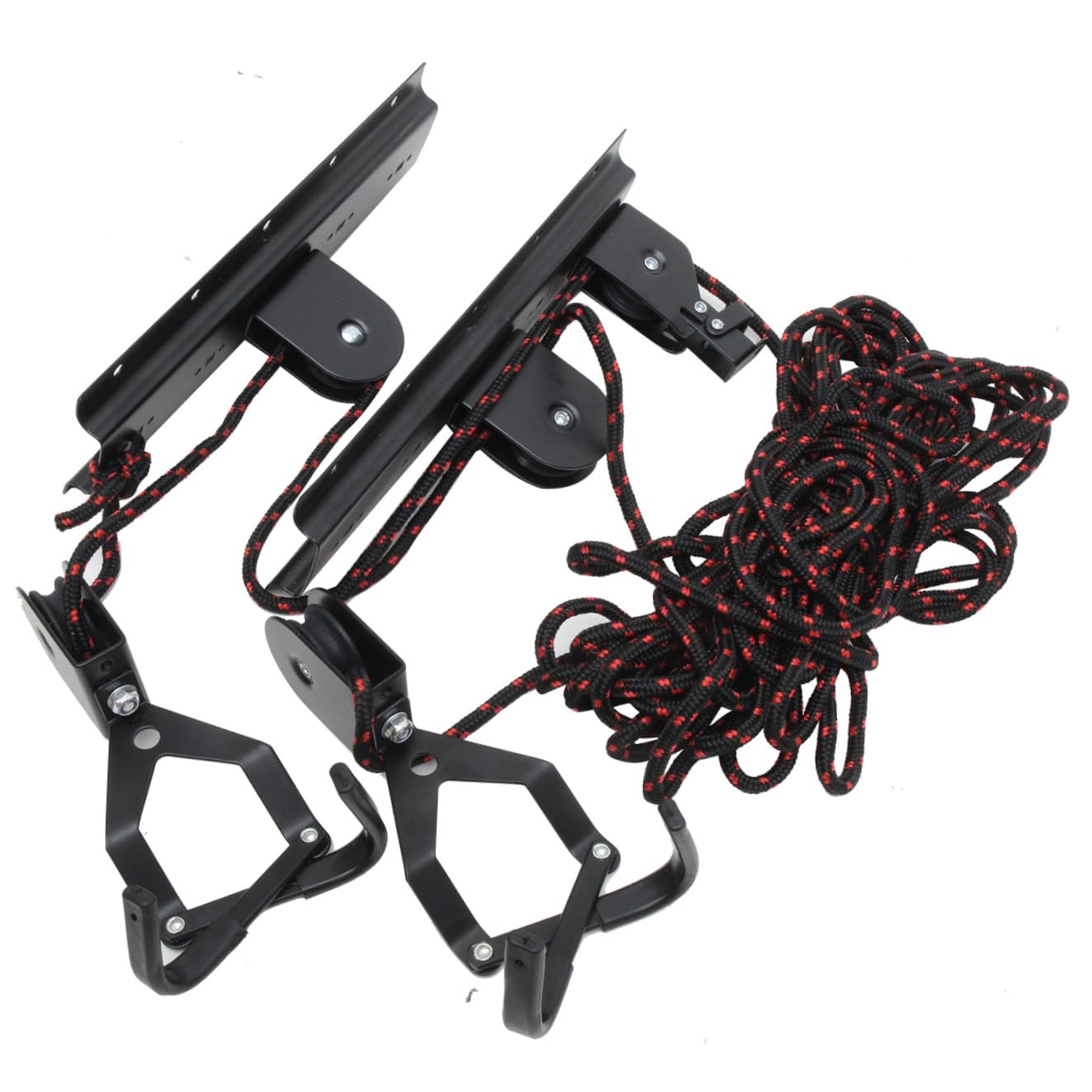 Abaodam Gancho para Colgar Bicicletas de Acero y Abs Diseño Ligero y Estable para Almacenamiento Interior en Garaje o Casa Color Aleatorio