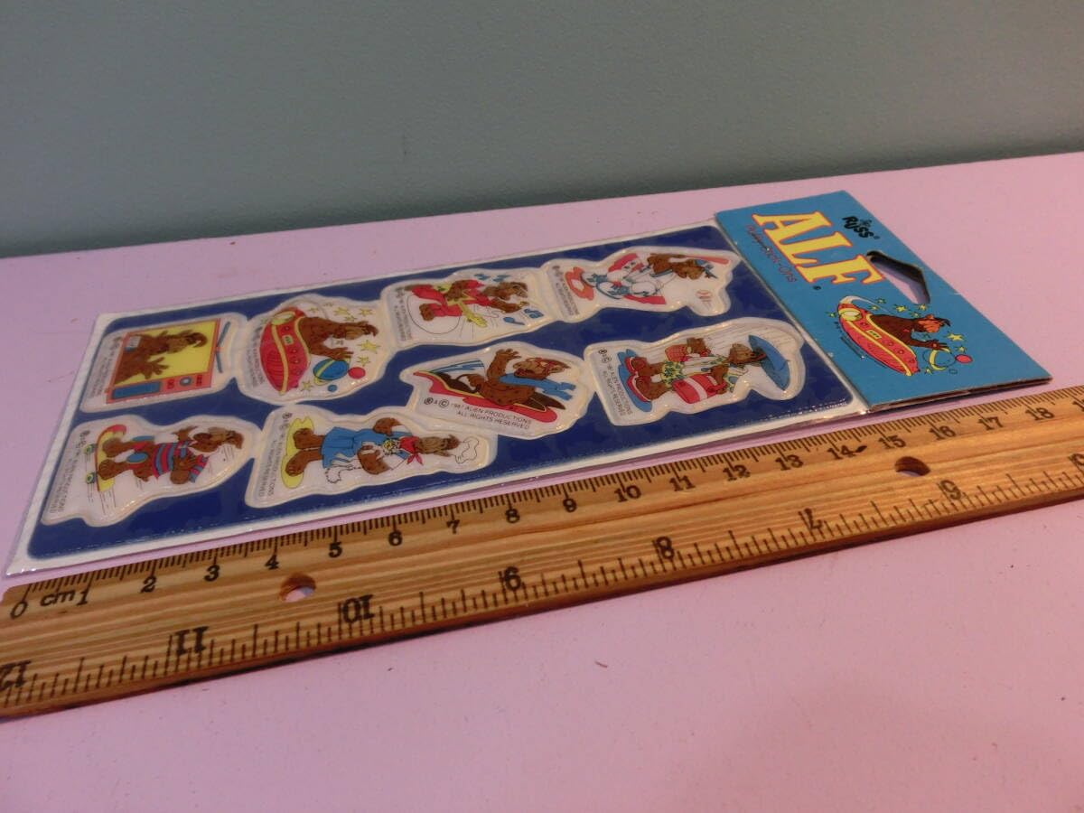 Amazon.co.jp: アルフ ALF 1987年 当時物 シール 80s ビンテージ 海外