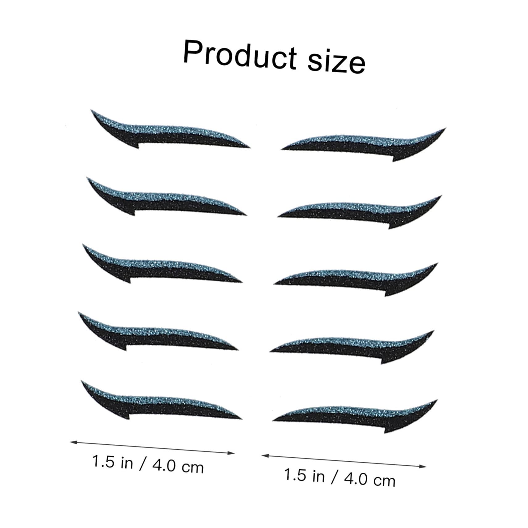 Angoily 160paires Patchs Autocollants Pour Eyeliner Tapes Réutilisables Pour Double Paupière Outils De Maquillage Des Yeux Pour Femmes Et Filles