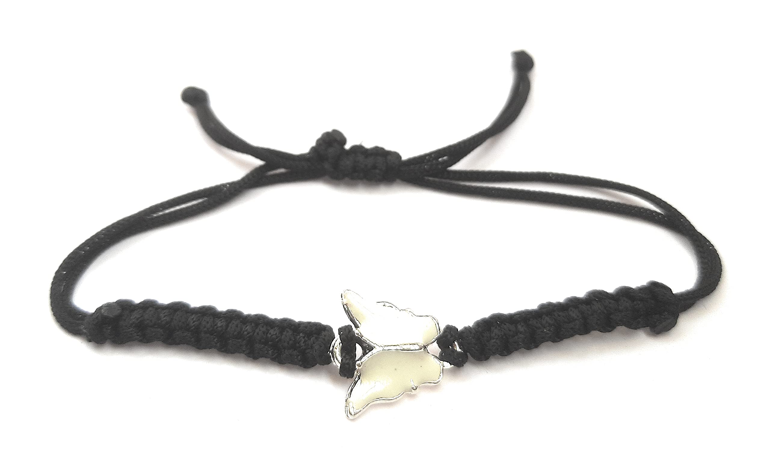 Aksvita Glitz and Glamor Adjustable Metal Oxidized Black Thread Bracelet with Small Butterfly Charm for Women, Men and Children (B0BGRYGYV6) Amazon Price History, Amazon Price Tracker