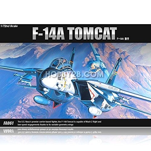 Academy #12471 1/72 F-14A Tomcat USN ACYS1679 Plastic Model Kit #12471 /ITEM#G839GJ UY-W8EHF3127310
