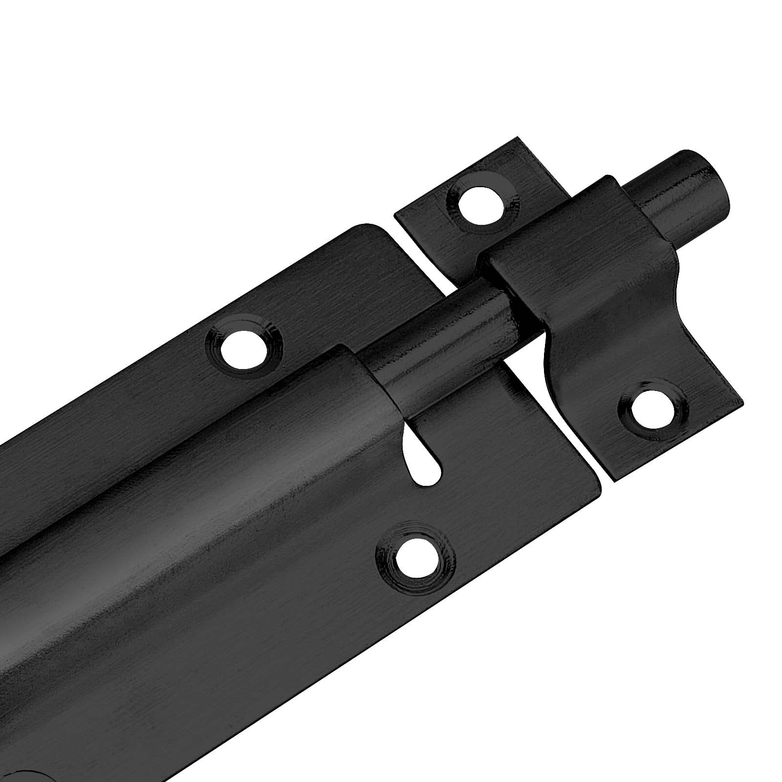 Paquete De 2 Cerraduras De Perno De 5 Pulgadas: La Seguridad Extra Que Tu Garaje O Cobertizo Necesita (color Negro)