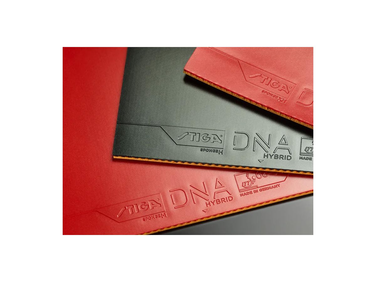 Gomma Da Ping Pong Stiga DNA Hybrid M - Per Tennistavolo, Superficie Semi-Appiccicosa, Made In Germany - Foto 7