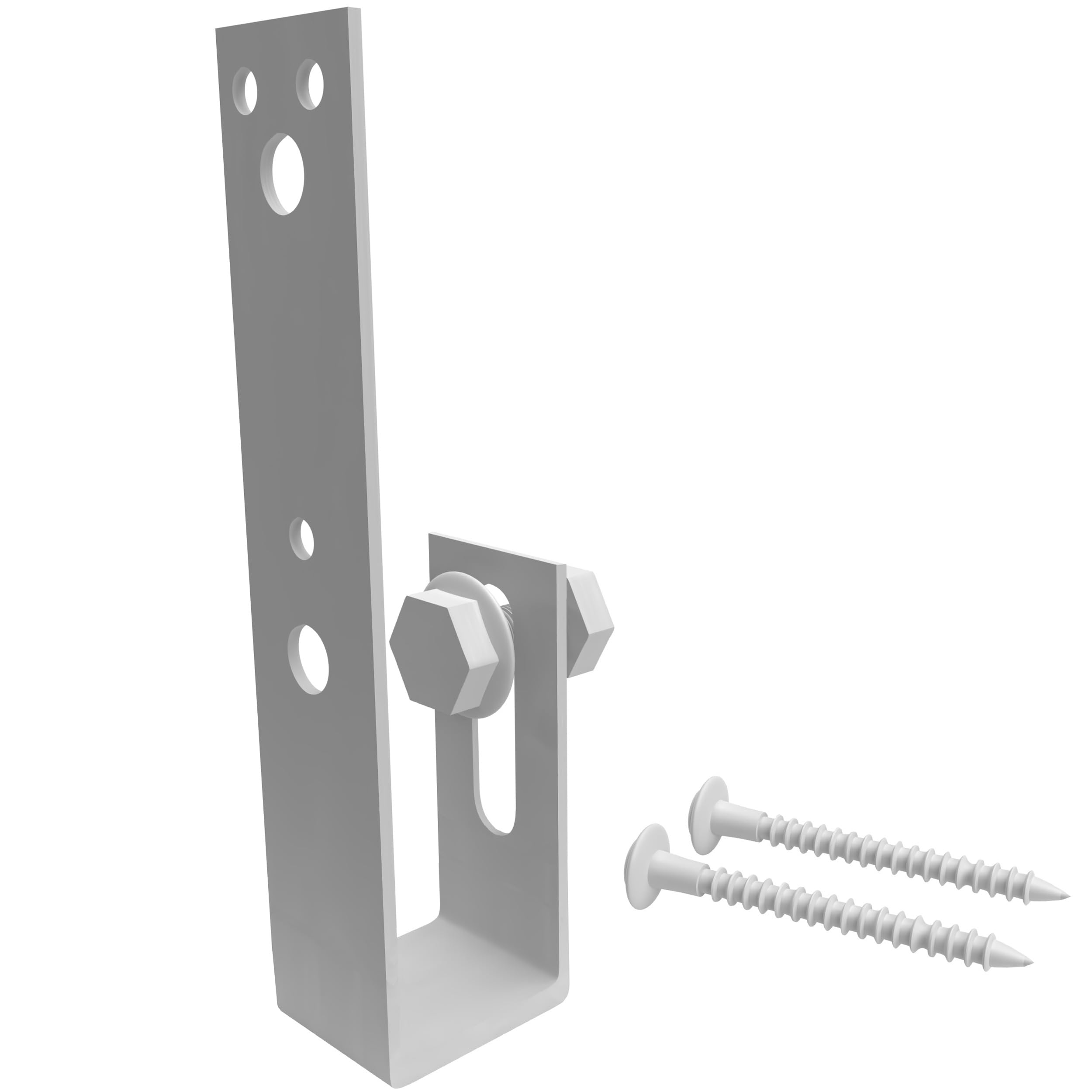 DoitBau - Set di 10 ganci per tetto bituminoso [8 x 80]/10 ganci per tetto, 20 viti per legno da 80 mm, 10 viti esagonali M10, 10 dadi/fotovoltaici, modulo bitume, mattoni, tegole