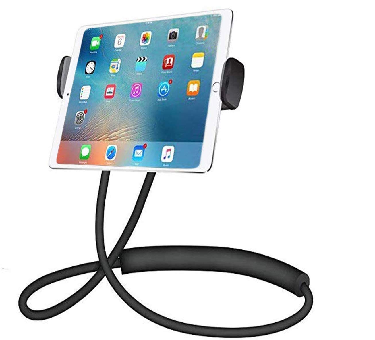 Amazon.co.jp: 多機能 首掛け式 タブレット スタンド 強化版