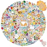 JIXZEN 300 PCS Water Bottle Stickers for Kids,Cute Waterproof Vinyl Laptop Stickers Pack for School Supplies Classroom Teacher Prizes, Fun Gift Sticker Pack for Girls Teens Students