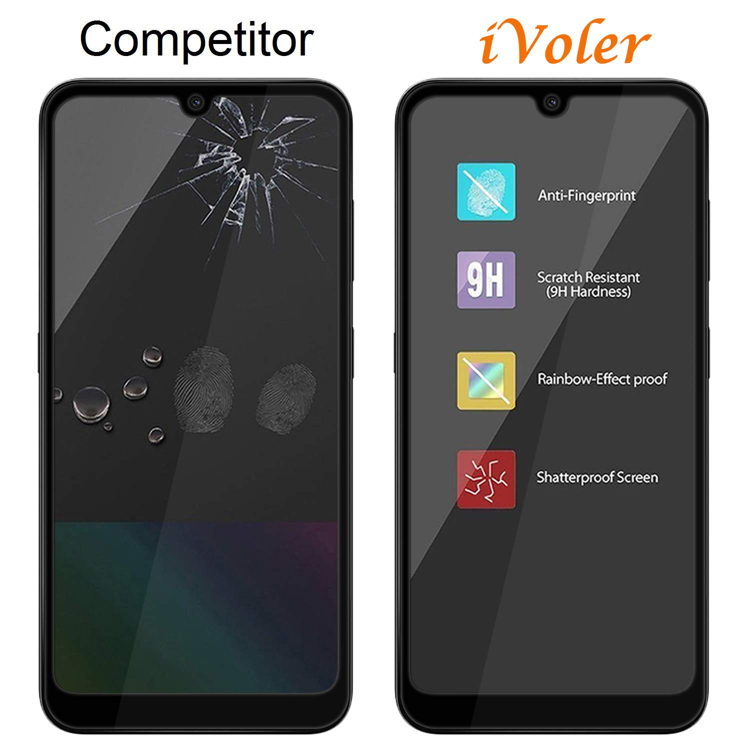 PELLICOLA VETRO TEMPERATO PER NOKIA LUMIA 650 PROTEZIONE SCHERMO - Foto 3