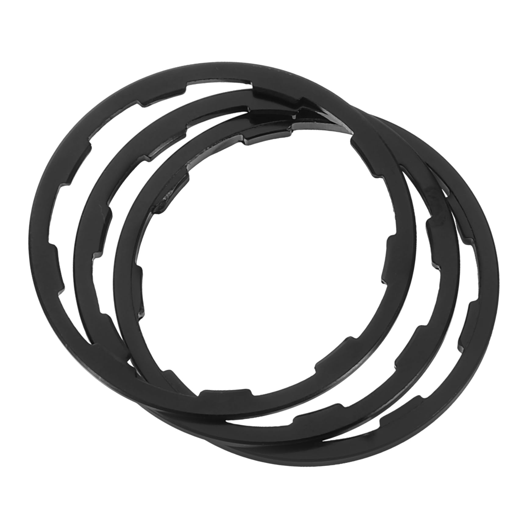 Hemoton 3pcs Bicycle Flywheel Cassette Gasket Replacement Spacers for Mountain Road Bikes Easy Installation Compatibility Tailored Comfort Adjustments Durable Design