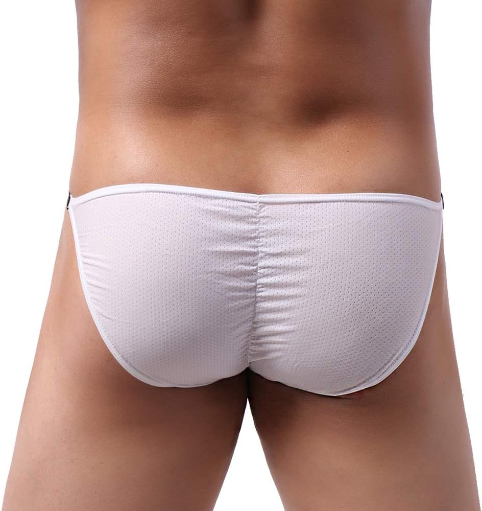 Summer Code Men's Sexy Briefs Elastic Ruched Back Bikini Underwear Pack - Image 6