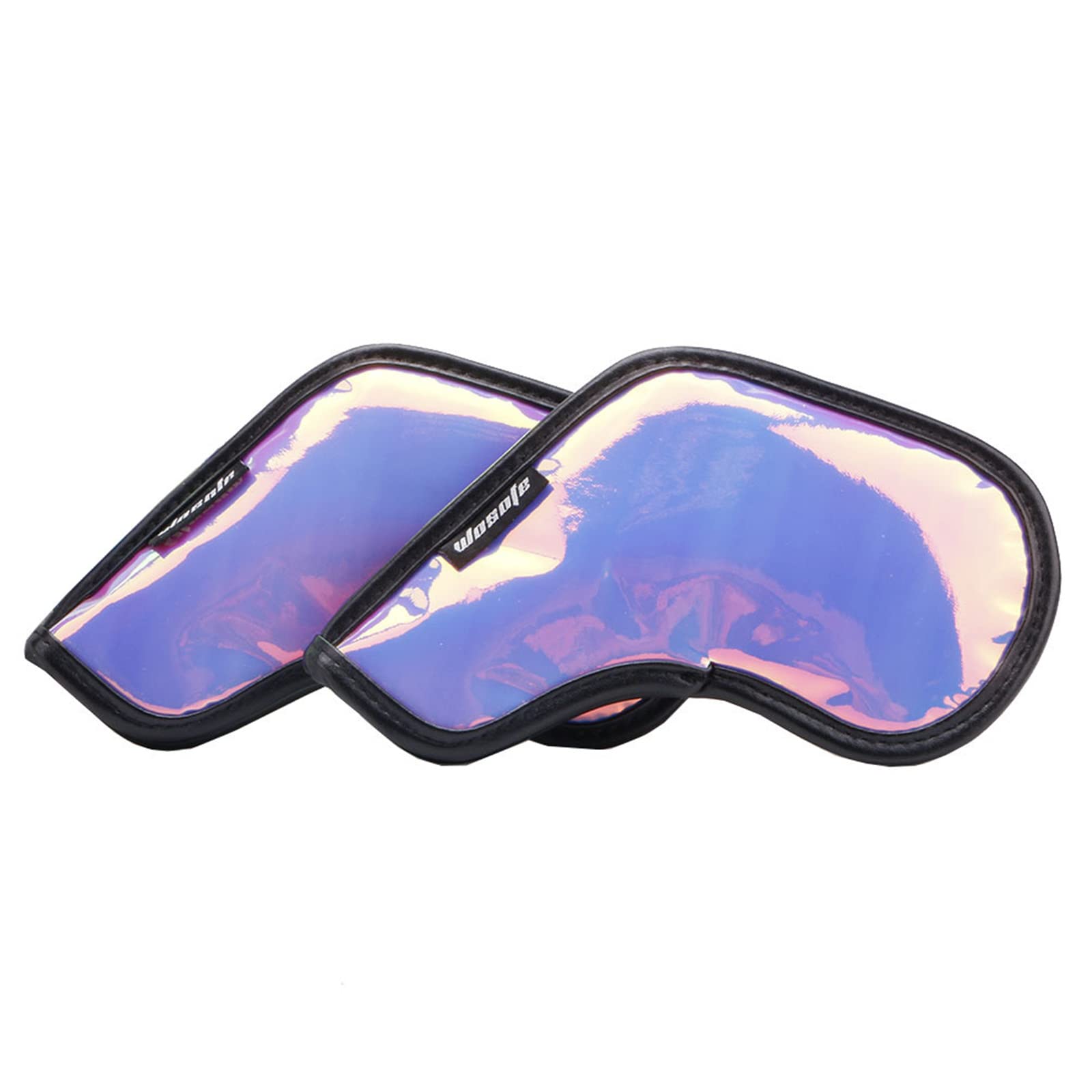 Copricapo in Ferro da Golf Copricapo Protettivo in TPU Putter per Mazze da Golf Coprimazze Riflettenti Impermeabili Durevoli 10 Pezzi con Nastro Magico,White