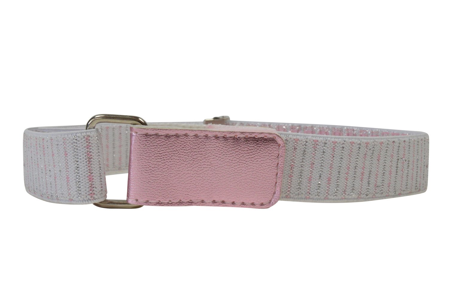Cintura Glitterata Per Bambine Fata Dei Brillantini - Età 6-15 Anni, Rosa Con Fibbia Cuore