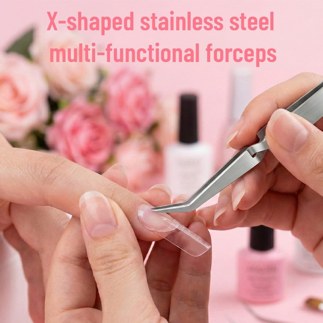 Pinze per Pinzette,3 Pezzi Inzette per Unghie,Pinzette per Ciglia,Pinzettes per Lavori Artigianali,per Gioielli, Nail Art, Elettronica, Riparazioni, Laboratorio