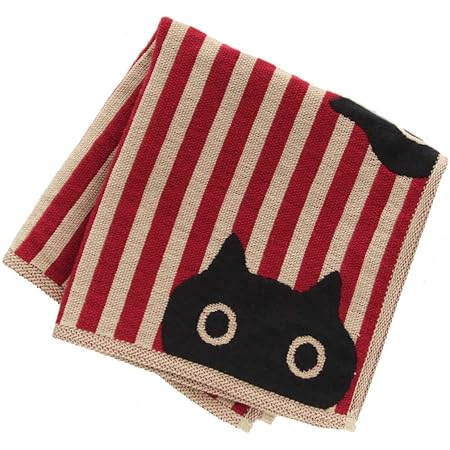 Amazon アツコマタノ Atsuko Matano 三重ガーゼハンカチ レッド Meme 綿100 婦人 ネコ 大判 ガーゼ 34cm 0508 61 ハンカチ バンダナ 通販