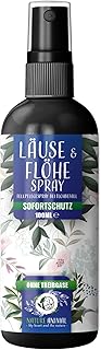 Nature Animal® Anti LÄUSE & FLÖHE Spray für Hunde + Katzen, Flohschutz für Ihr Haustier mit SOFORTWIRKUNG bei Laus, Floh & Ungeziefer Befall product image