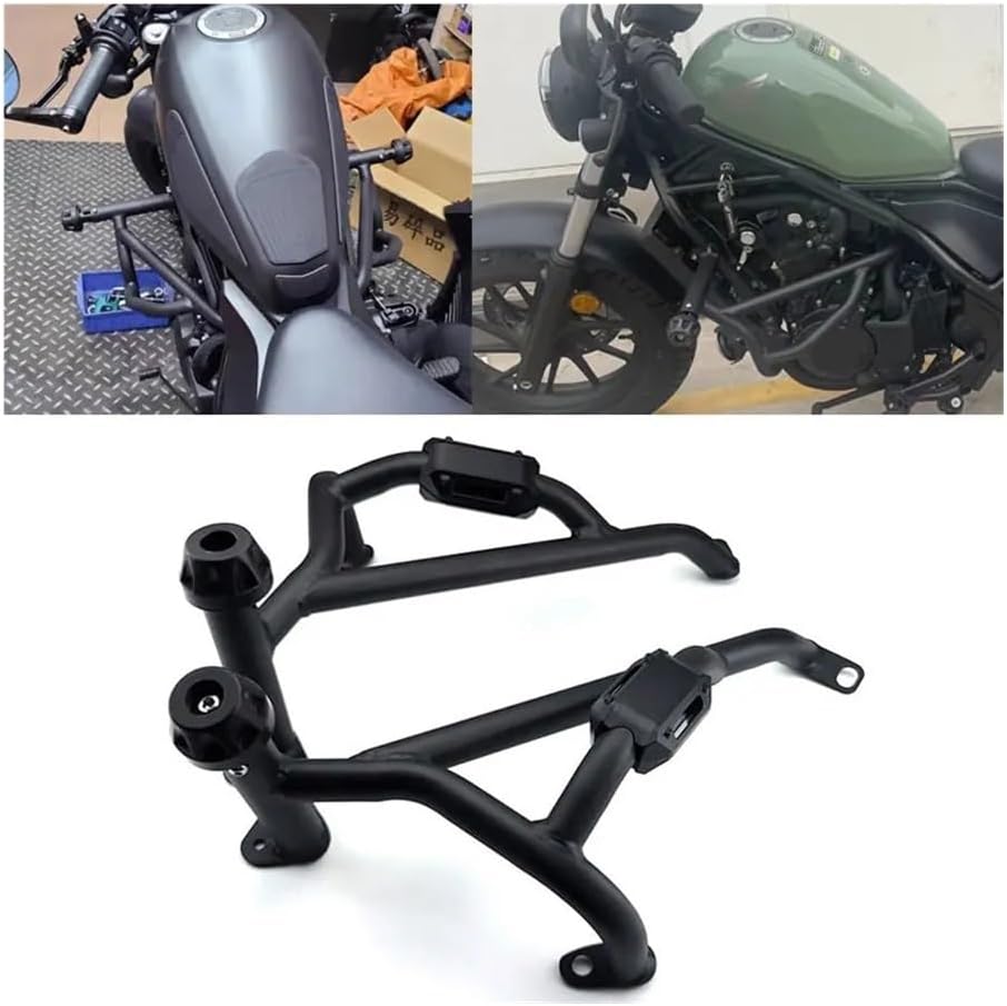 Engine Protection Bar Engine Guard Highway Crash Bar Motorcycle Frame Protection Bumper for Rebel CMX300 CM500 2023