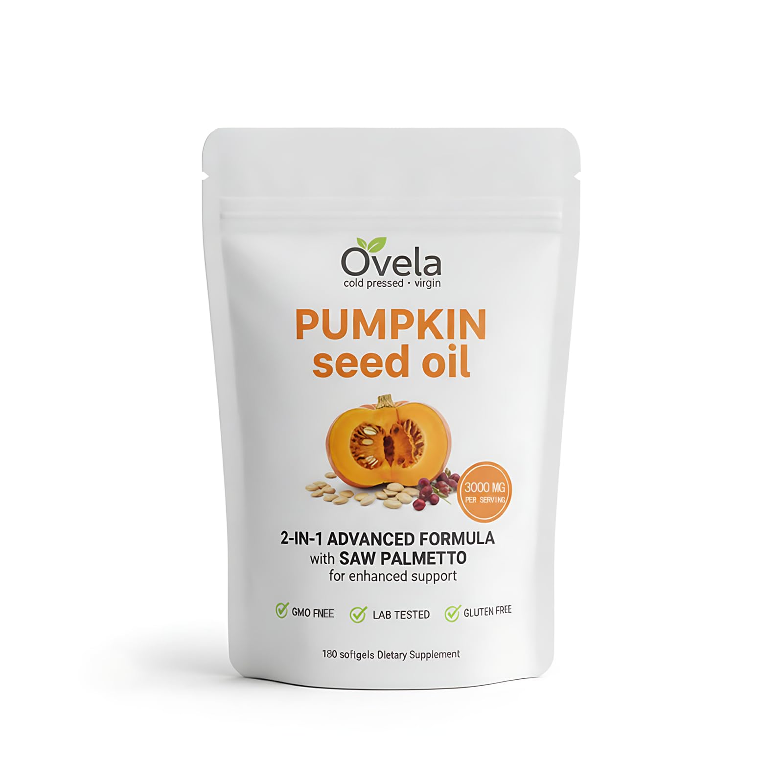 Pumpkin Seed Oil with Saw Palmetto - Cold-Pressed Botanical Extract