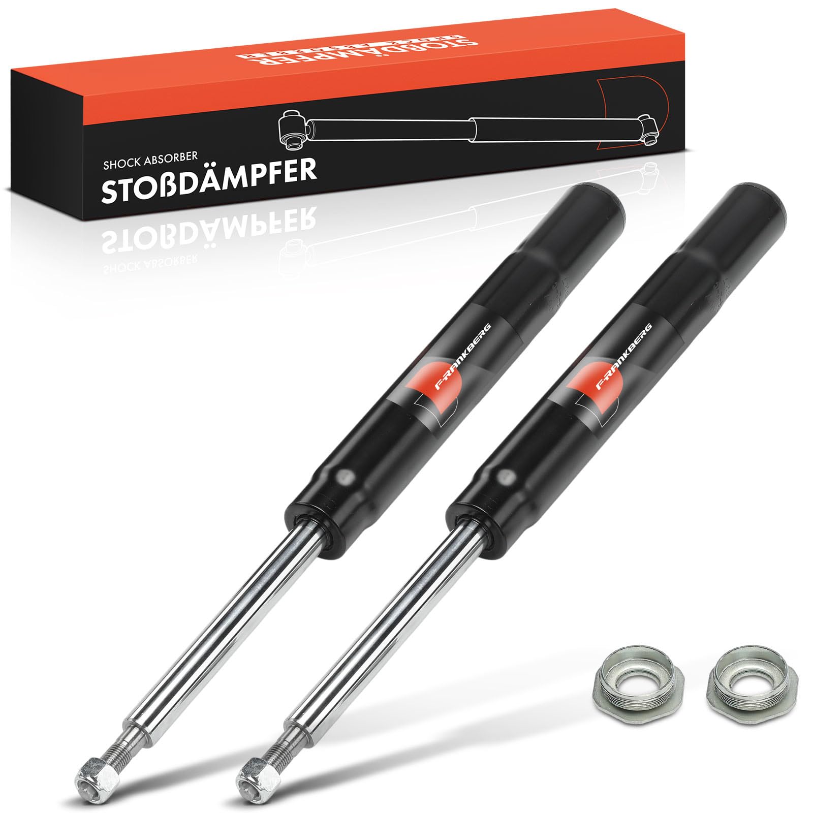 Frankberg 2 amortiguadores de eje delantero 5056858 | Compatible con: 9-3 YS3D, 9-3 Convertible YS3D