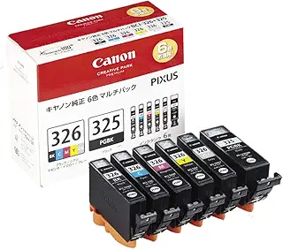 キヤノン Canon インクタンクBCI-326 (BK/C/M/Y/GY) + BCI-325 マルチパック