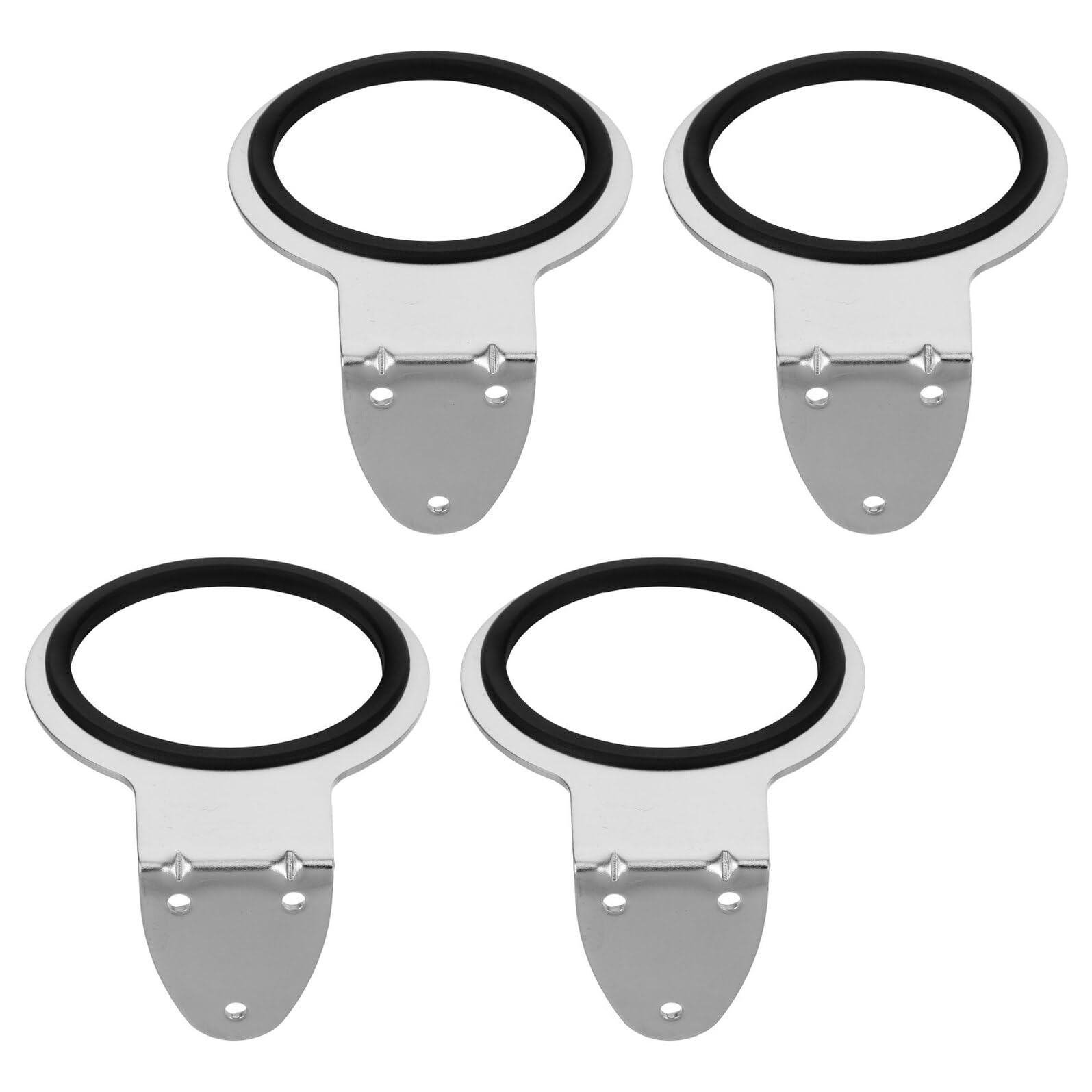 PLAFOPE Soporte para Secador de Pelo 4 Piezas Acero Inoxidable Diseño Moderno para Baño y Peluquería