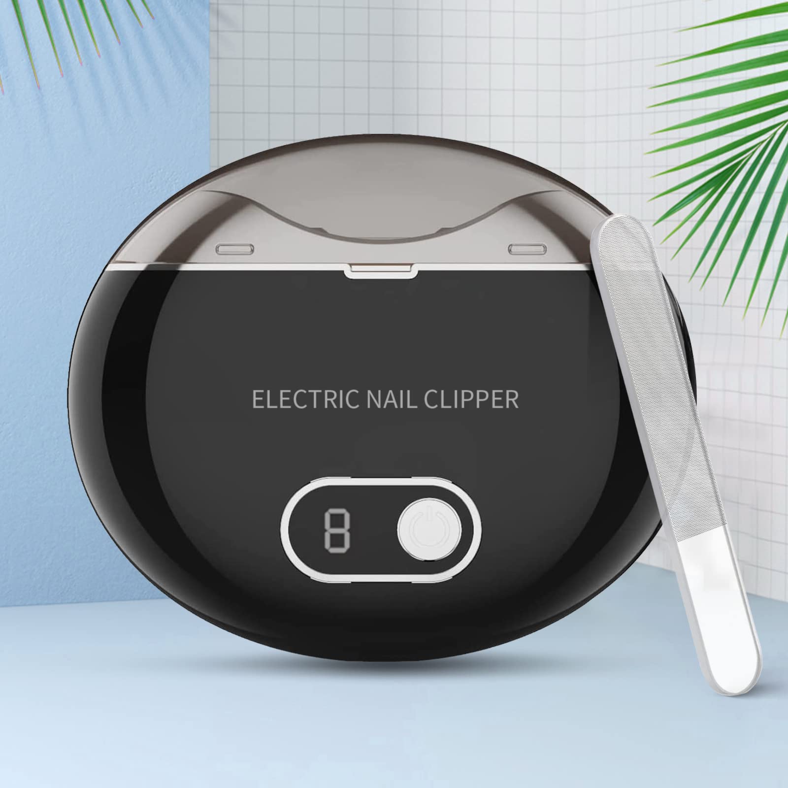 ?3 Speeds ?AksBlay Electric Nail Clipper, Automatic Nail Clipper,Electric Nail File,Electric Nail Care,LCD Digital Display ,USB Rechargeable,Gift for Baby, Kids, Seniors and Adult