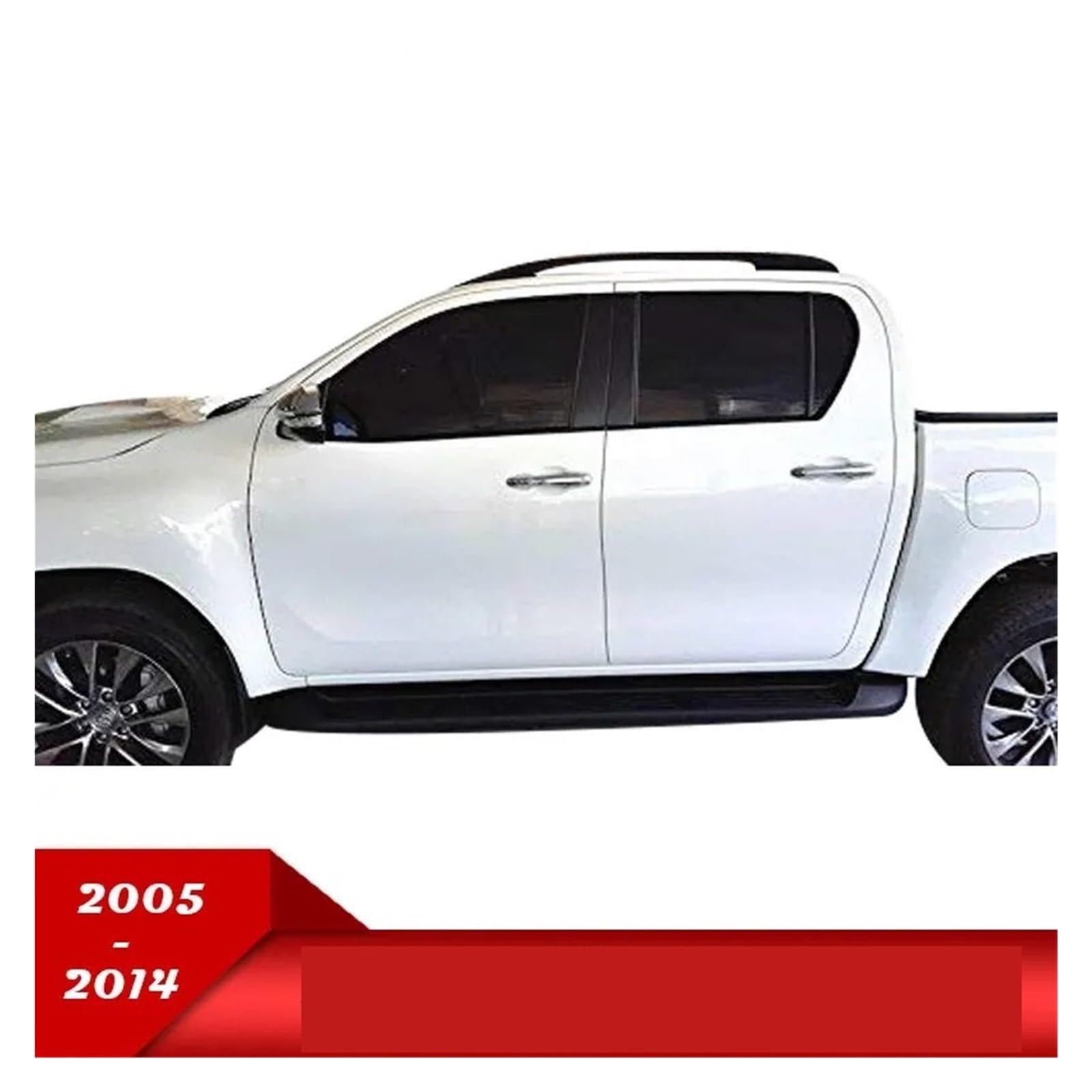 Toit Voiture Barres Universal for Toyota for Hilux for Vigo for Revo 2005 2006 2009 2010 2012 2013 2014 2020 Pick Up Roof Rails Rack Carrier Bars Double Cabin Galeries Toit Voiture