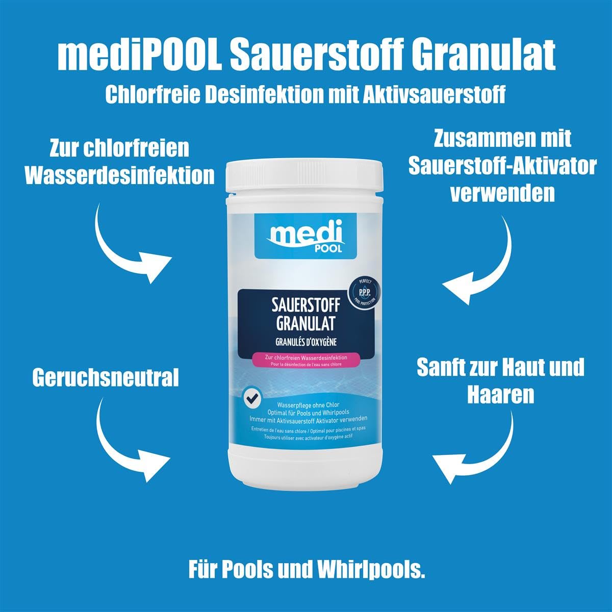 Medipool Sauerstoff Granulat 3 x 1KG