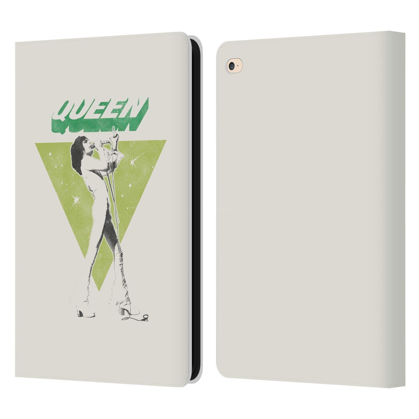 Head Case Designs Officially Licensed Queen Freddie Mercury Key Art Leather Book Wallet Case Cover Compatible With Apple iPad Air 2 (2014)