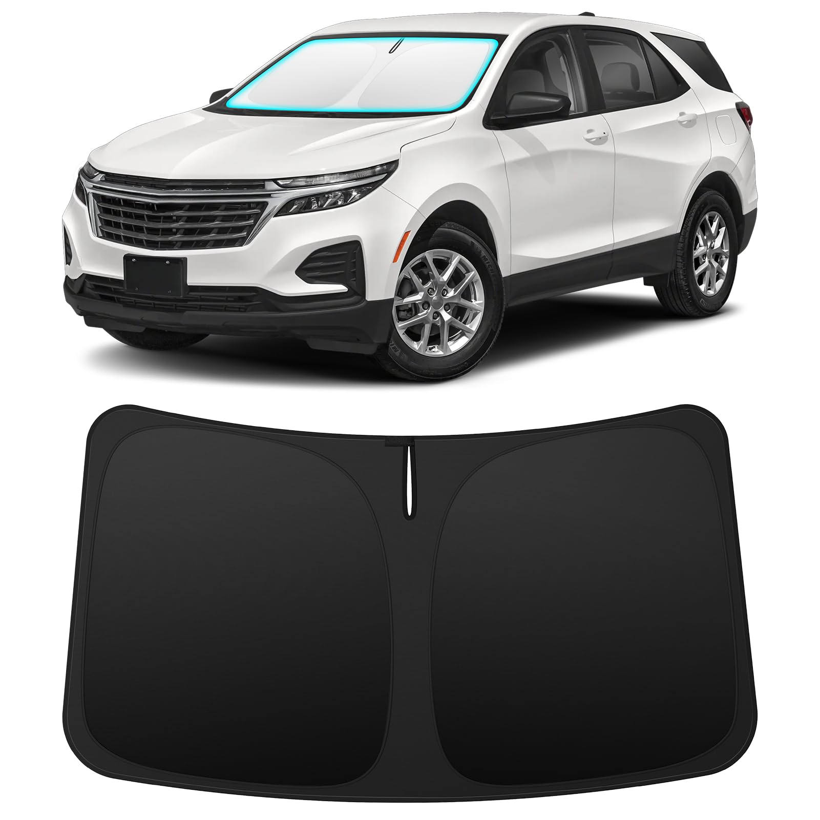INSAUTO Custom Fit Windshield Sun Shade for Chevrolet Equinox 2018-2024