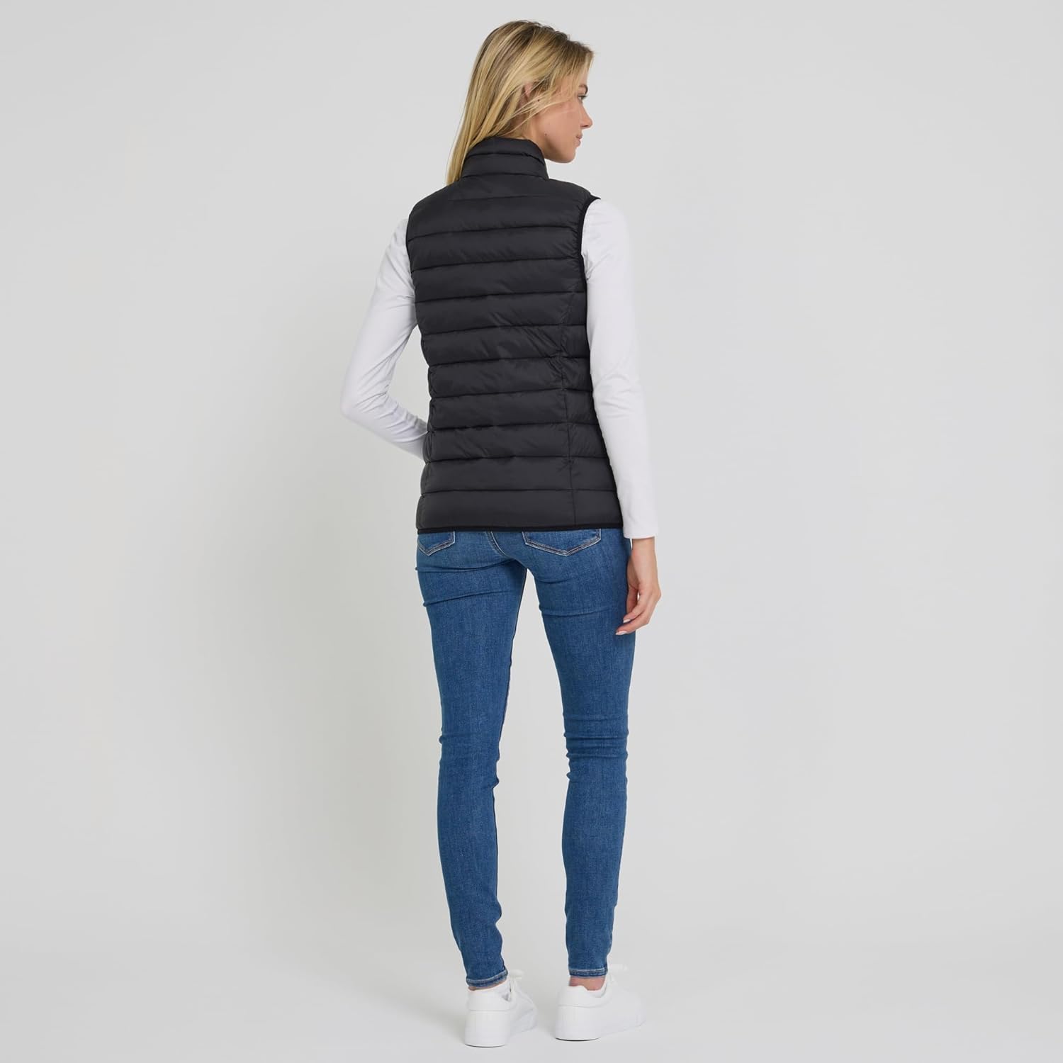 Spyder Womens Puffer Vest - Lightweight Sleeveless Puffer Vest Women - Cozy Fall Fashion Warm Quilted Jackets for Women - Image 7