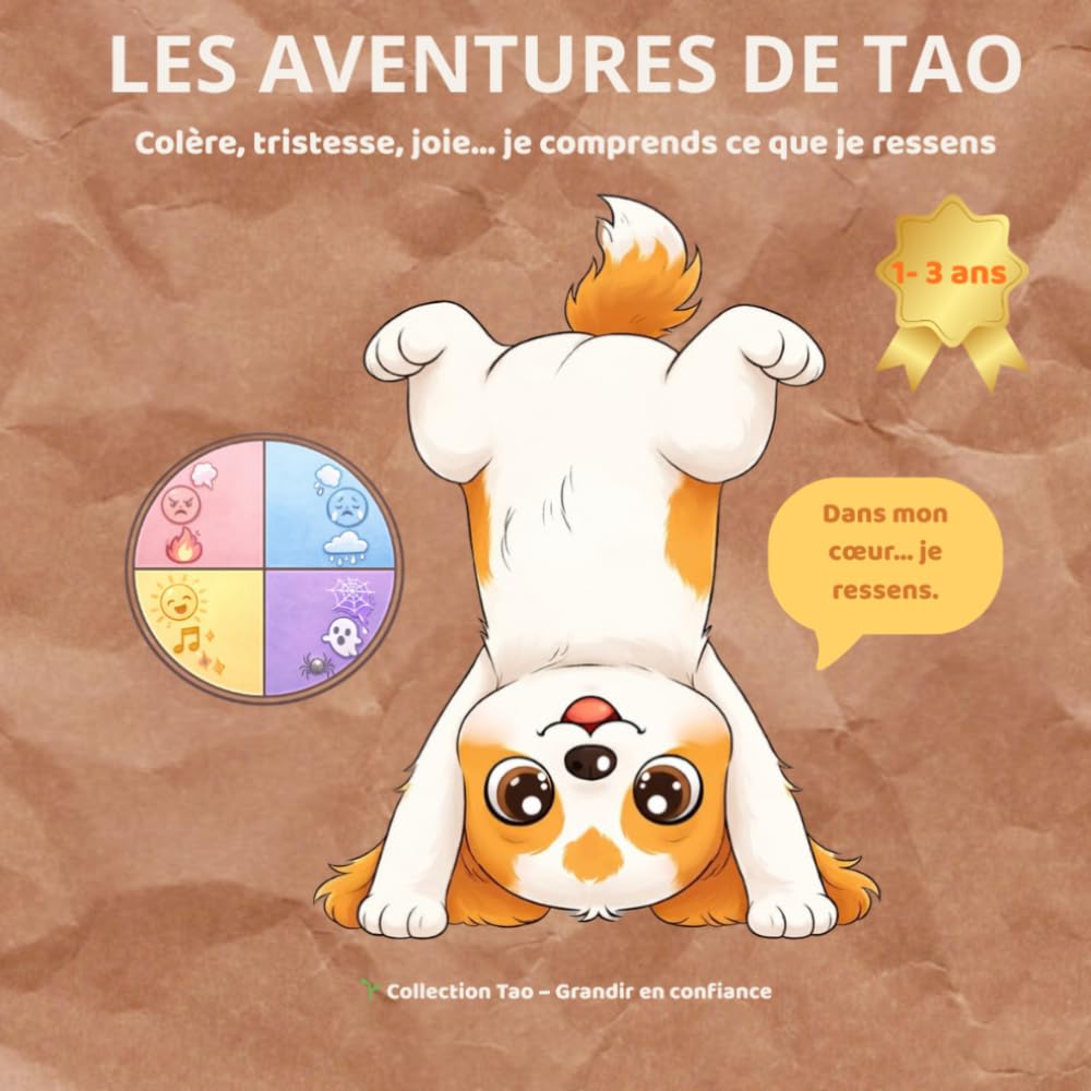 Les aventures de tao. Je ressens : Apprendre à comprendre ses émotions avec douceur | Livre enfant 1-3 ans: Colère, tristesse, joie… un livre tendre ... ses émotions et grandir en confiance