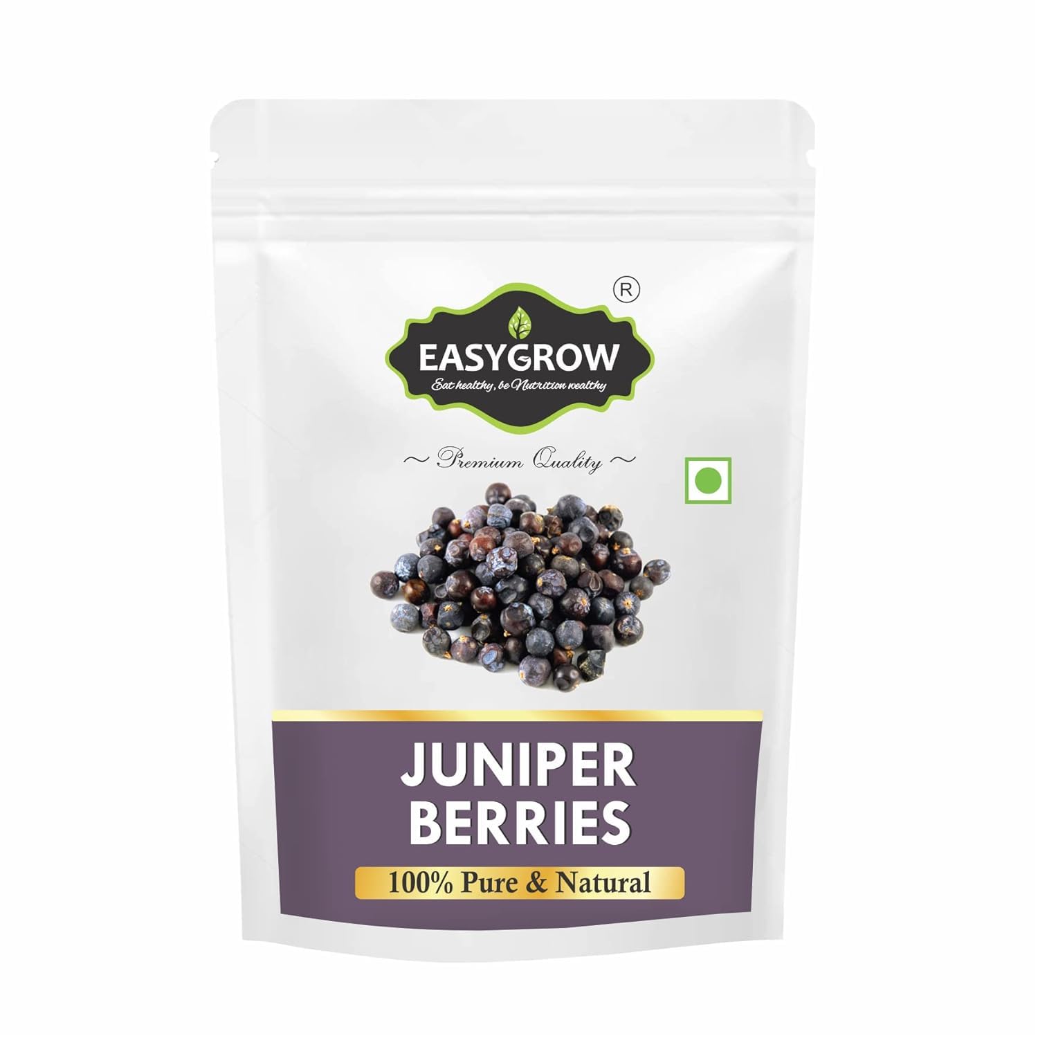 Easygrow Juniper Berry Fruit | Dried Juniper Berry | Hauber | Hapusa | Juniper Berries | Juniper Berry |Juniperus Communis | हाउबेर - (100 GM)