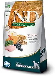 N&D Ancestral Grain Selection Ração para Cães Adultos Raças Médias 15 kg