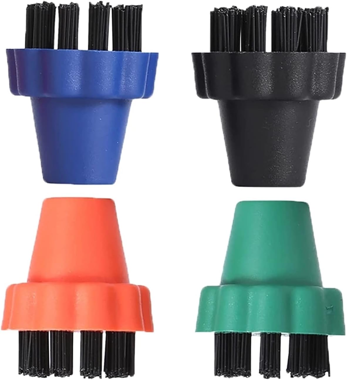 LANGshaw 4pcs/Set Steam Cleaner Small Round Brush Accessories Compatible for Karcher SV7 SV1802 SV1902/ 2.860-231.0 Steam Cleaner Spare Parts Leisurely