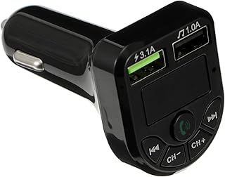 UKCOCO Receptor Carregador De Telefone Carregador De Telefone Sem Fio Carregador De Carro Am USB Transmissor De Carregamento De Carro Carro Auto Música Rádio Transmissor Dual USB