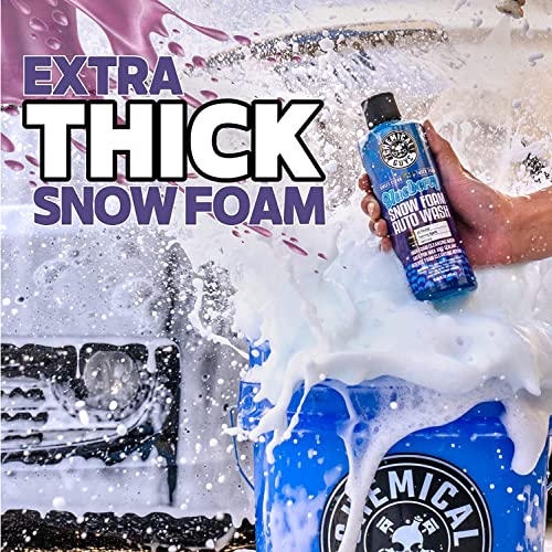 Image of Chemical Guys, Blueberry Snow Foam Car Wash Soap for Foam Cannons, 64 oz | High-foaming pH-balanced suds for cannons, guns or buckets, gentle on wax and coatings